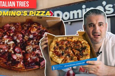 Italian Chef Try DOMINO's PIZZA for the First Time