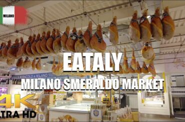 ITALIAN FOOD TOUR - Eataly Milano Market | Walking Around inside the Store July 2020 [ 4K UHD ]