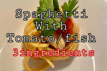 3ingredients || #shorts || quick & easy pasta Tomato/fish || Italian food