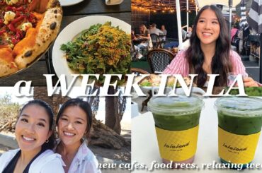 a WEEK IN LA: best vegan italian food, coffee runs, santa monica food recs, Los Angeles travel vlog