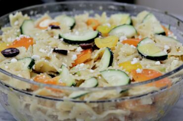 EASY PASTA SALAD | HOW TO MAKE QUICK ITALIAN PASTA SALAD