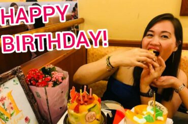 CELEBRATING MY SISTER'S BIRTHDAY! ||AT SAIZERIYA ITALIAN RESTAURANT WITH FRIENDS||HONGKONG.