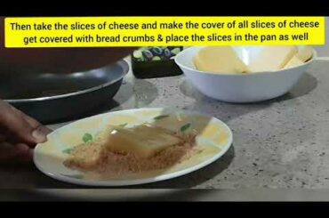 How to make Mozeralla in Carozza (fried cheese)? 1st Episode Italian food made in Sri Lanka