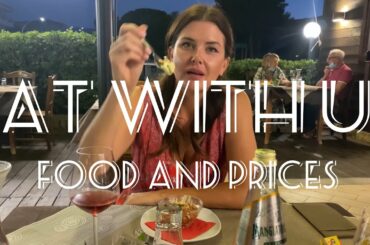 EAT WITH US IN CALABRIA!! Food and their prices at local butcher restaurant #calabria #lifeinitaly