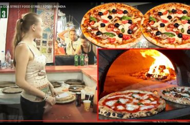 Italian Pizza At Goa Saturday Night Market | Never Seen Before Street Pizza | GOA STREET FOOD