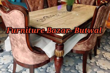 Solid Teak Wood Luxury Dining Table With Italian Marble Top.
