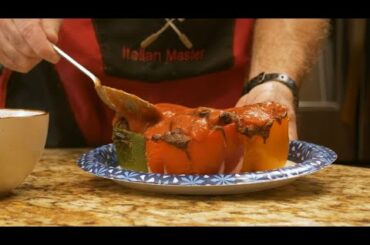 Cooking with Dom: Italian Sausage Stuffed Peppers