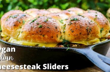 VEGAN ITALIAN CHEESESTEAK SLIDERS #Shorts