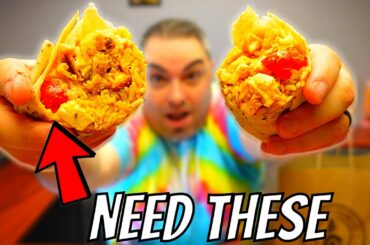 Eating the Italian Burrito With THIS Inside... derryX Dines