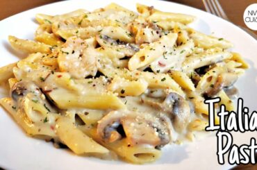 ITALIAN WHITE SAUCE PASTA | Cheesy White Pasta Recipe | Pasta Recipes | White sauce pasta in Tamil