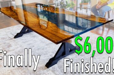 Delivering a $6,000 Epoxy River Dining Table