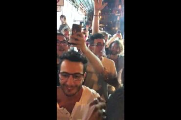 Fans Celebrating Italy Goal by Chiesa Against Spain | Forza Italia