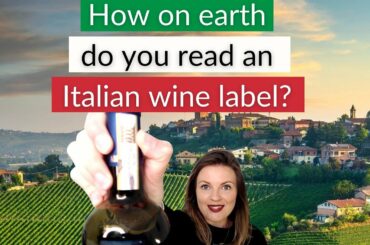 How To Read an Italian Wine Label | 7 Tips | How to read an Italian wine label