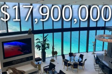 INSIDE A $17,900,000 MEGA CONDO WITH A CAR ELEVATOR! PORSCHE DESIGN TOWER