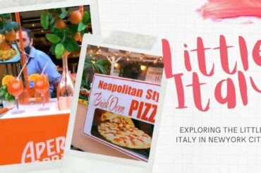 Little Italy (Piccola Italia)  -Mulberry Street Has The Most Romantic Outdoor Dining Set-Up.