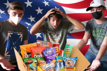 Three Italians try American food for the first time in their life!