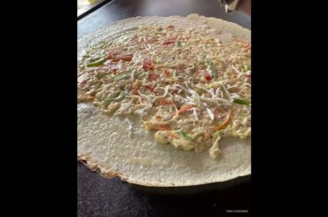 Italian Cheese Dosa || Indian street food