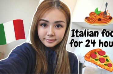 I only ate Italian food for 24 Hours~
