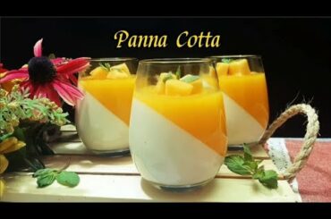Mango Panna Cotta | Famous Italian Dessert | Easy recipe | ZH Cooking Field |