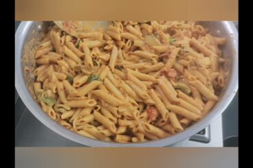 How to cook Italian healthy Creamy cheese pasta. One hundred fifty meal cooking for charity.