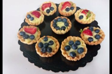mini fruit tarts without mold | italian fruit tart recipe