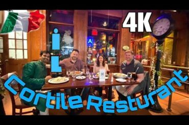 IL cortile restaurant in mulberry nyc[4K]