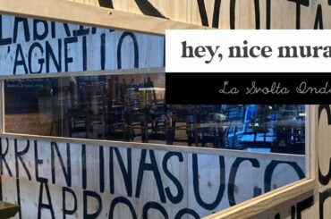 La Svolta Indoor Mural