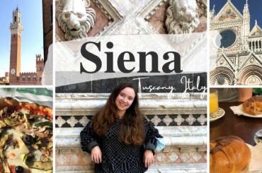 SIENA, TUSCANY, ITALY travel vlog | Nannini's, delicious food, beautiful architecture and more!