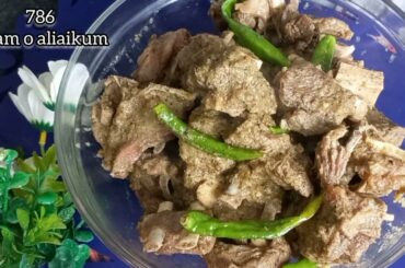How to make without spices qurbani ka gosht recipe by tanam zahira italy