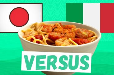 Japanese vs Italian Food: how to make wafu pasta