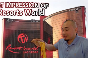 New Resorts World and Brezza Italian Restaurant in Las Vegas. First Impression / Reaction