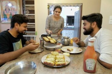 Homemade Vegetable bruschetta recipe | unlimited eating challenge ! Kaun jita ?