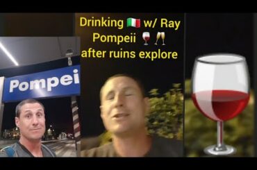 Pompei Wine & Aquavit. Drinking with Ray
