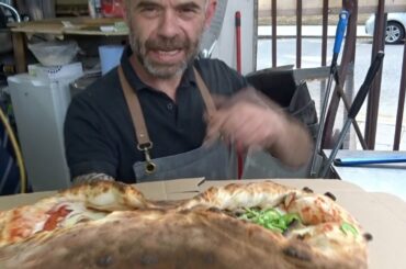 Pizza Butterfly. ( Crazy Street Food Pizza Style) With Master Pizza Man. Massimo Nocerino