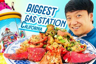 Largest GAS STATION in California FOOD REVIEW & MUST TRY LOBSTER NOODLES