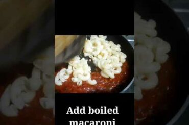 CHEESE MASALA MACARONI || Indo-italian Macaroni Pasta || Quick Masala Pasta #shorts #pastarecipe