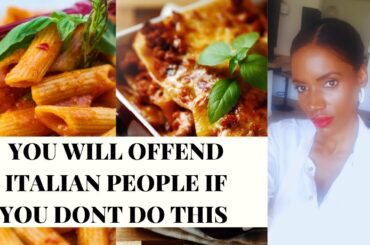 BRIT LIVING IN ITALY - Important FOOD tips for you- Food and life in Italy.