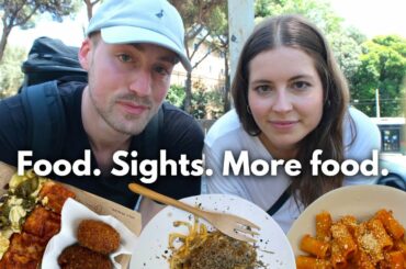 Our top FOOD stops while sightseeing in ROME | Italy Road Trip Ep. 2 | Rome Vlog