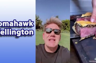 Tomahawk Wellington | Gordon Ramsay Reacts To TikTok Cooking Videos | #Shorts