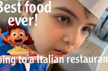 Going to a Italian restaurant *best restaurant ever*