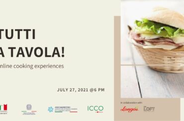 Tutti a Tavola! - Italian Picnic: Panino Completo and Bean & Tuna Salad (July 27, 2021)