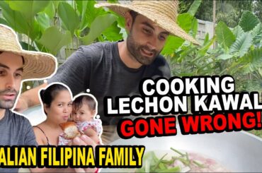 COOKING LECHON KAWALI FOR MY FILIPINA WIFE GONE WRONG?!