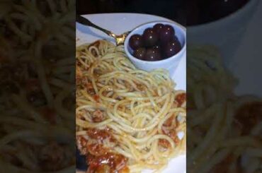 at olive garden eating