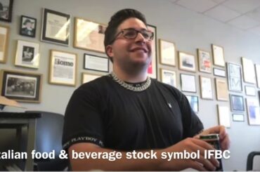 Dino Luzzi Italian energy drink Italian food & beverage stock symbol IFBC