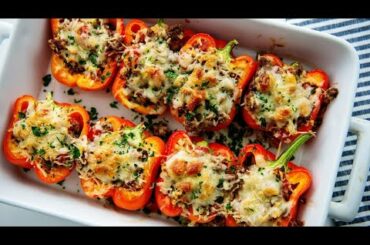 Italian Stuffed Peppers | Lowcarb Recipes