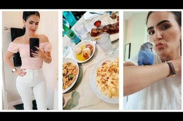 WEEKEND VLOG: shopping + dinner date + new parakeets // Orchid Vega