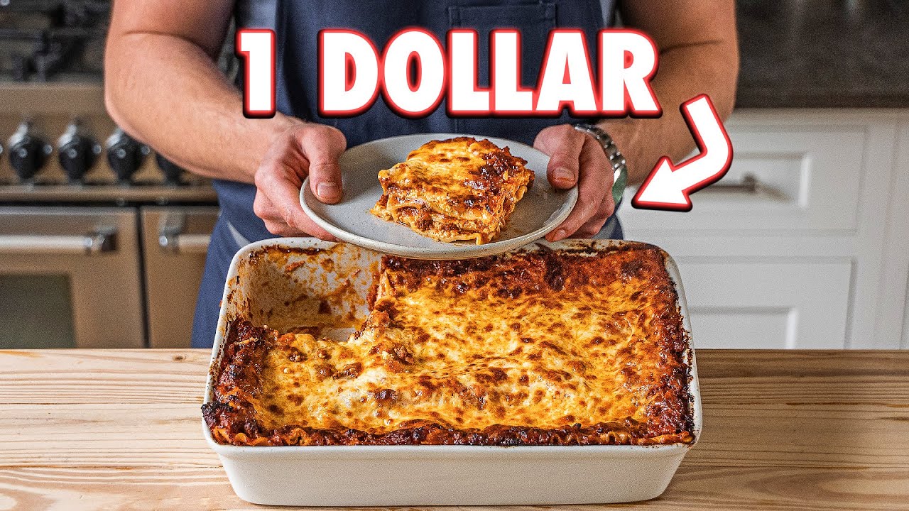The 1 Dollar Lasagna | But Cheaper The 1 Dollar Lasagna | But Cheaper