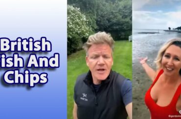 British Fish And Chips | Gordon Ramsay Reacts To TikTok Cooking Videos | #Shorts