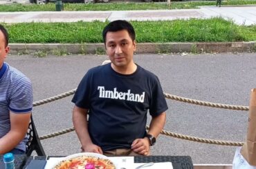 Rector's warm wishes to former TTPU students at dinner time in city of Torino, Italy