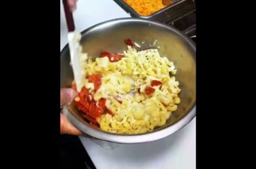pizza Mac and cheese #streetfood #macandcheese #italianfood #pasta #americanfood #usastreetfood